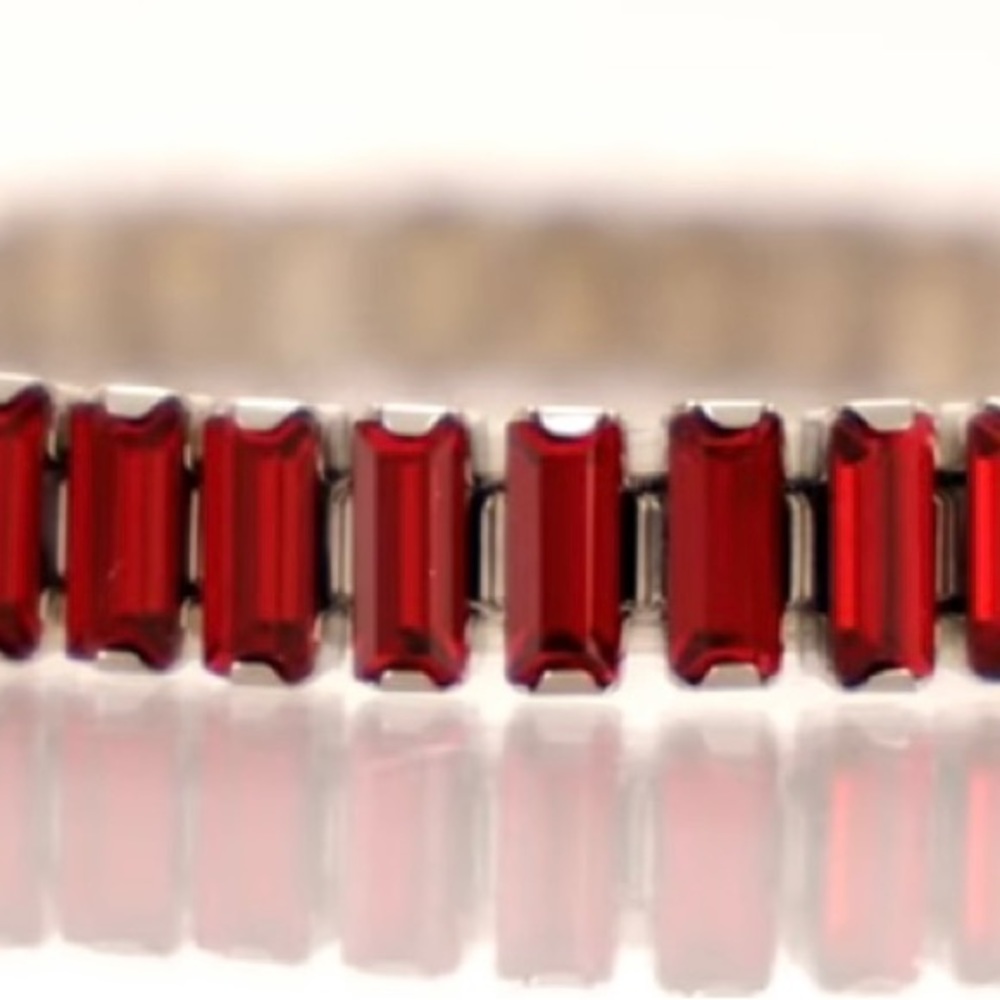 Touchstone Crystal by Swarovski LUXE bracelet scarlet BNIB